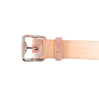 Burberry Peach White Caro Patch Lady Belt