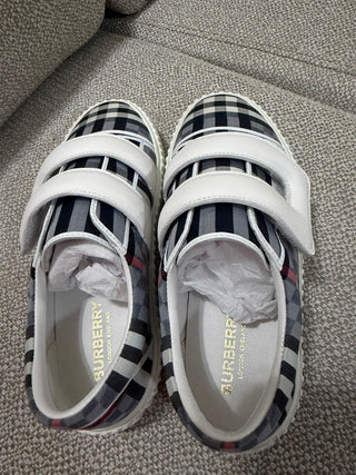 Burberry Kids Classic Velcro Sneakers