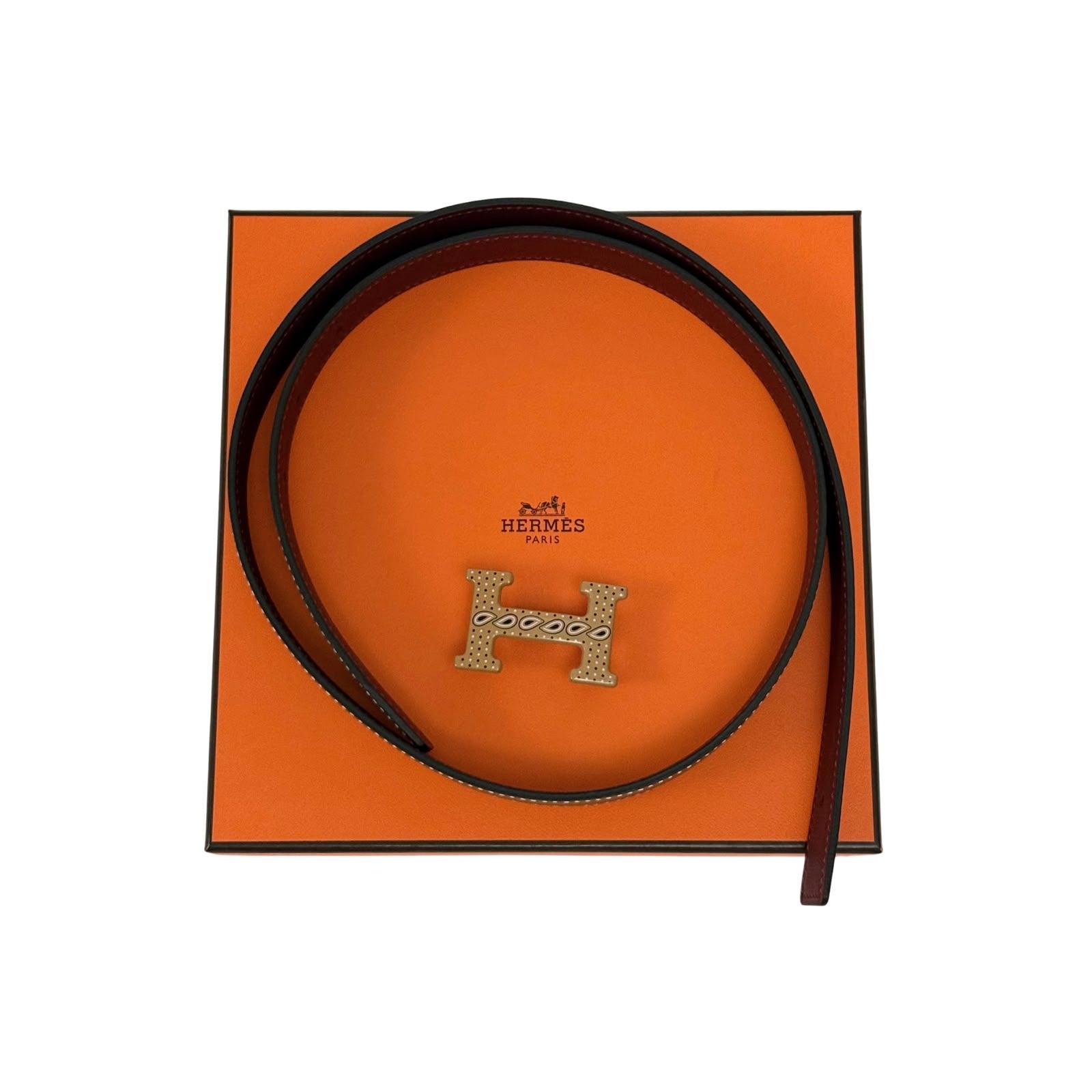 Hermes H Belt Buckle Reversible