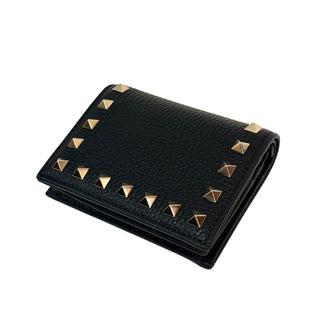Valentino Bifold Rockstud Black