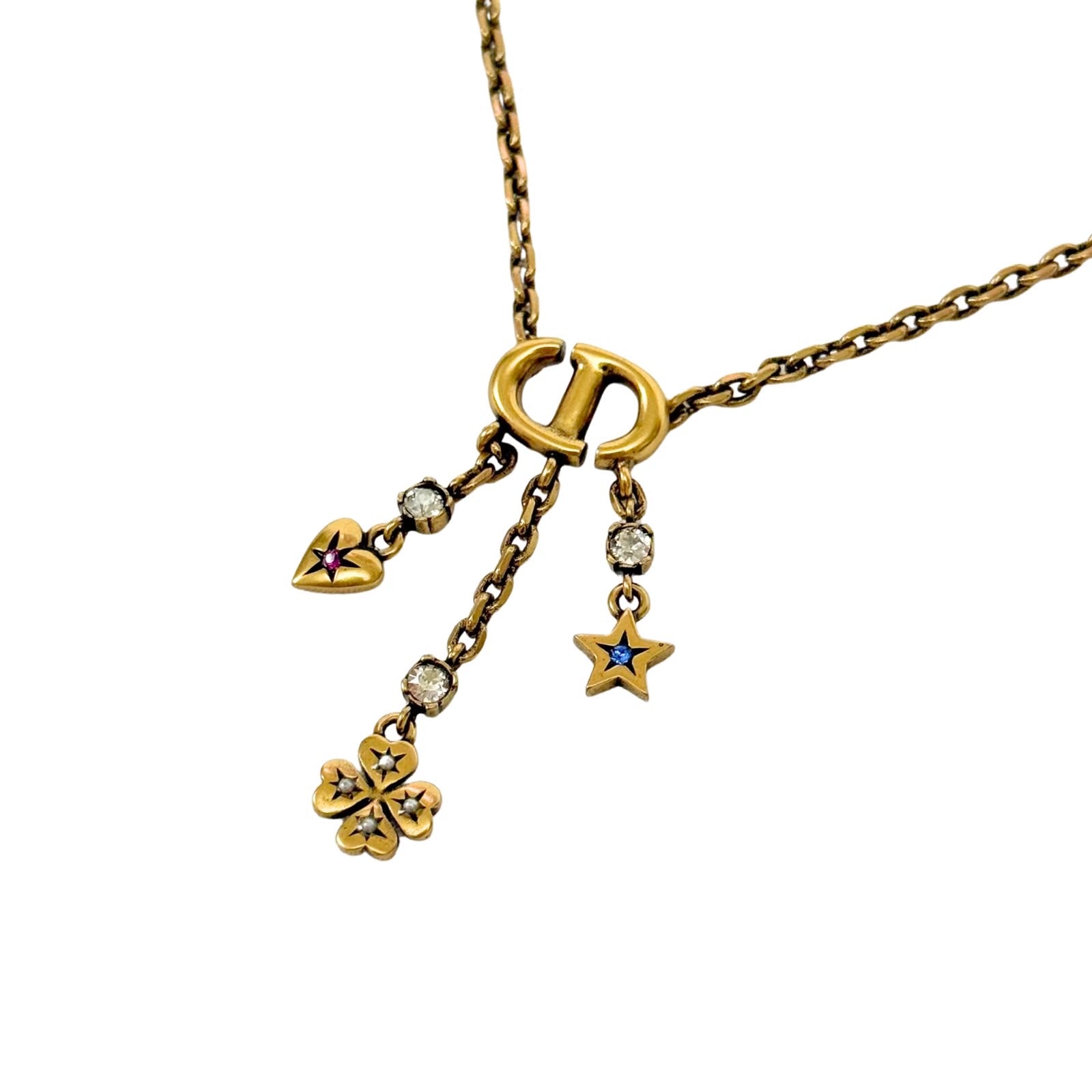 Christian Dior Gold Plated Necklace