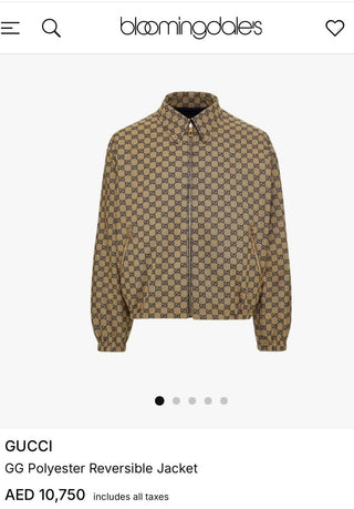 Gucci Reversible Jacket Classic Beige/ Navy