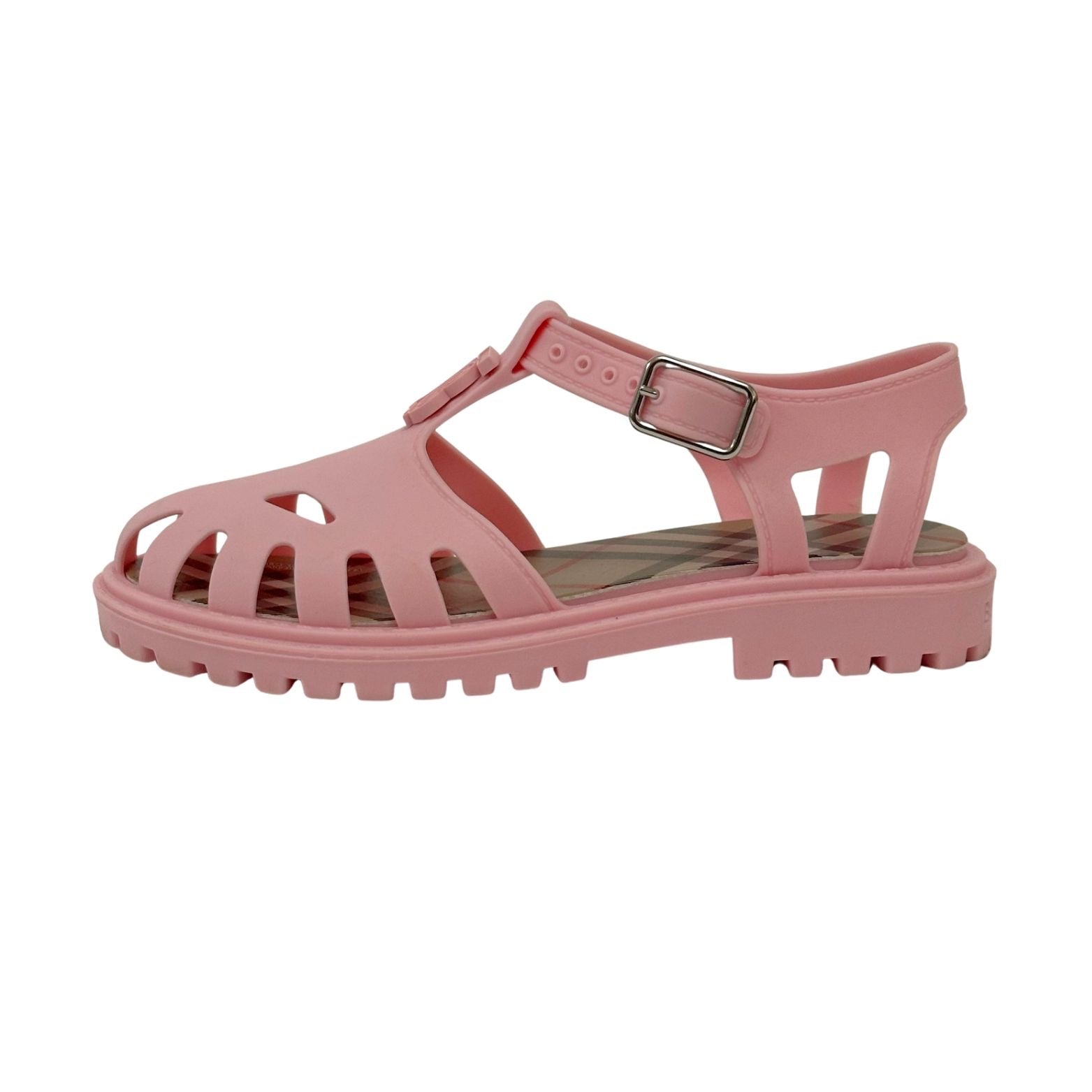 Burberry Pink Rubber Sandals