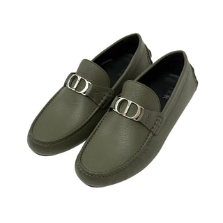Christian Dior Grained Calfskin Odeon Loafers