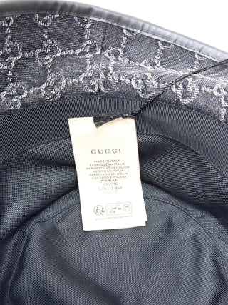 Gucci Bucket Hat Dark Grey Black