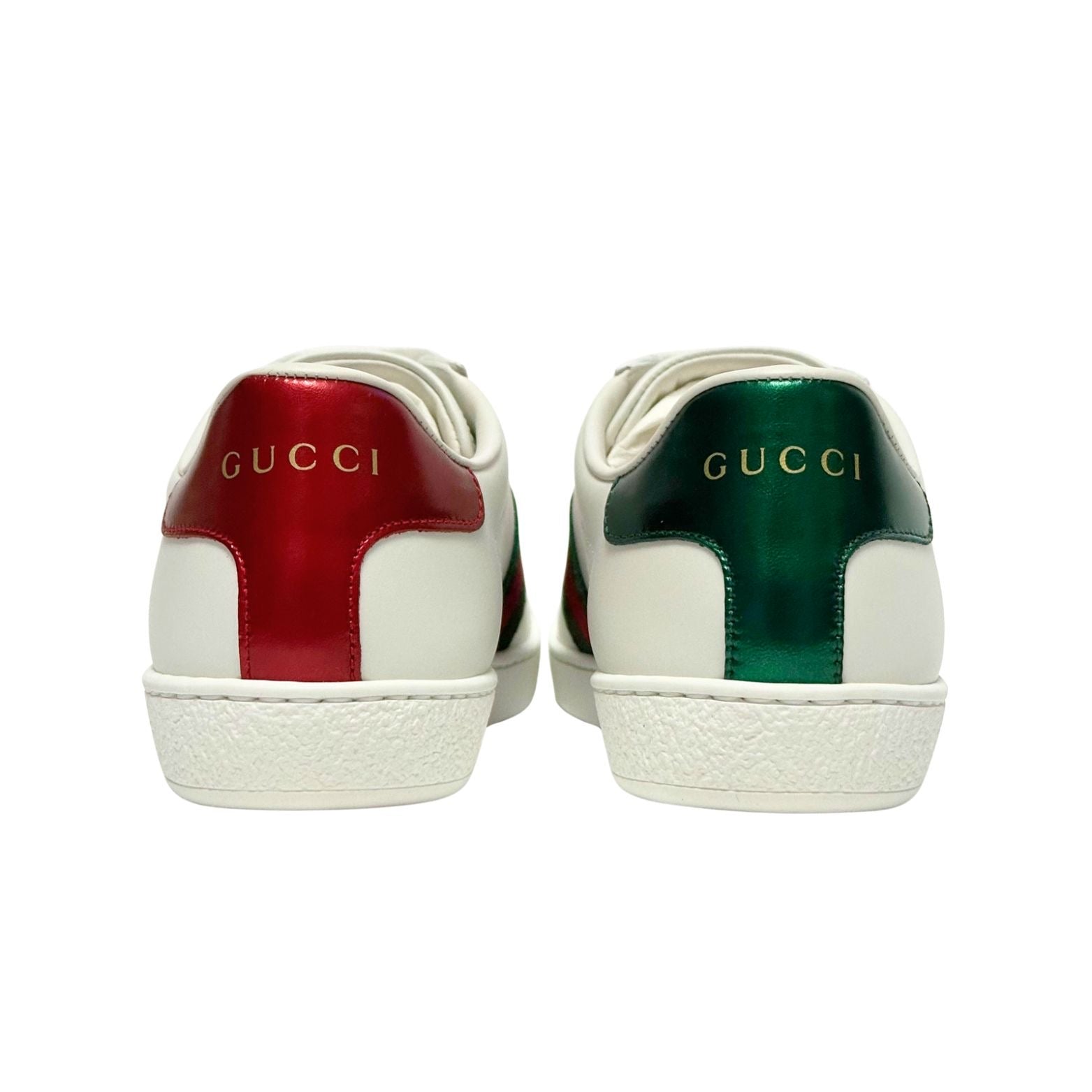 Gucci White GG Apple Ace Sneakers