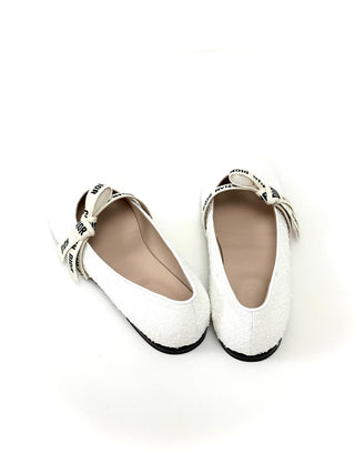Christian Dior White Ballerina