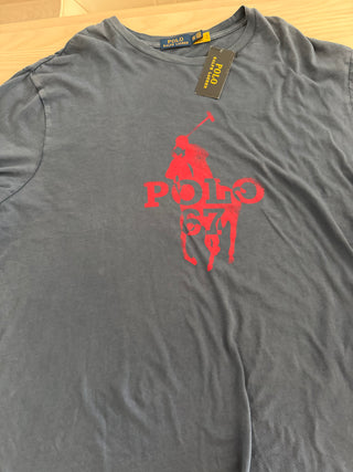 Ralph Lauren Navy Red Logo tshirt