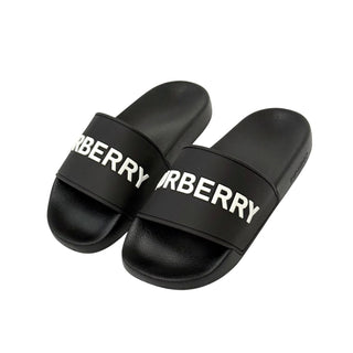 Burberry Slides Black / White