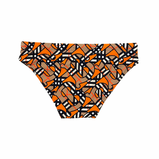 Burberry Orange TB Logo Swim Brief