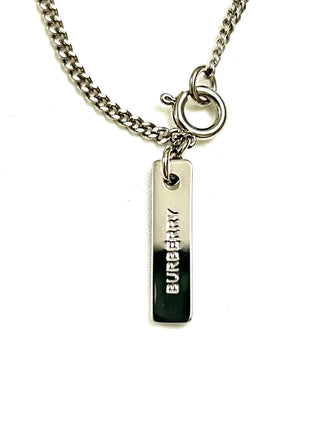 Burberry Silver TB Necklace