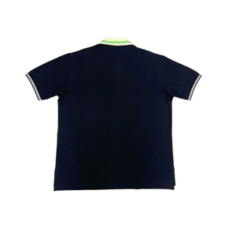 Gucci Black White Collar Polo Shirt