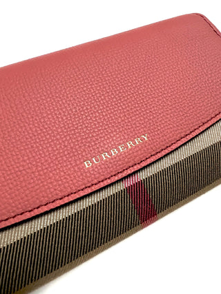 Burberry Leather Classic Long Wallet