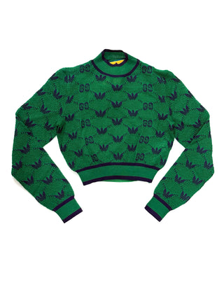 Gucci Adidas Jogger and Long Sleeve Top Knitted GG Set