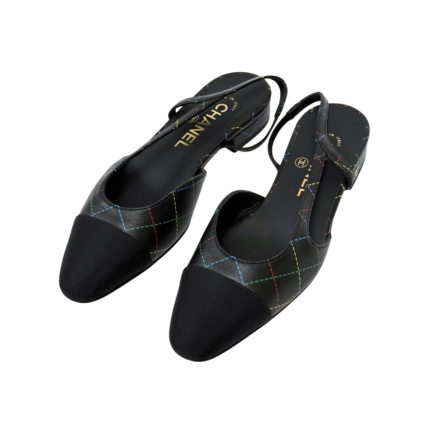 Chanel CC Flat Slingback