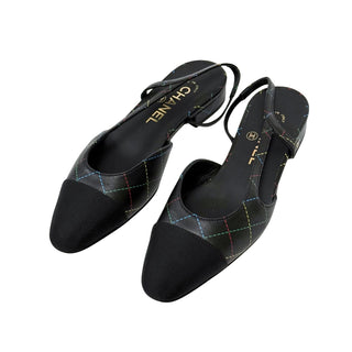 Chanel CC Flat Slingback