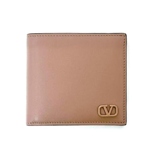 Valentino Tan V Logo Wallet