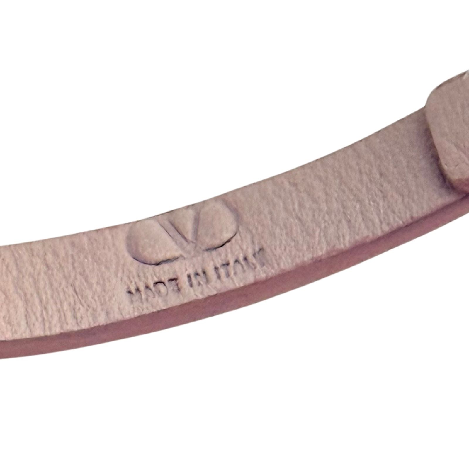 Valentino Garavani Vlogo Leather Bracelet