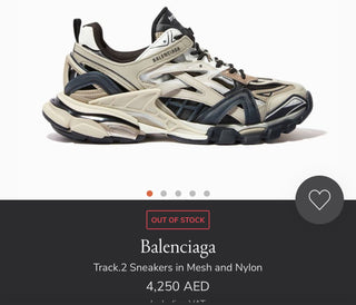 Balenciaga Track 2 Sneakers in Mesh and Nylon Black White