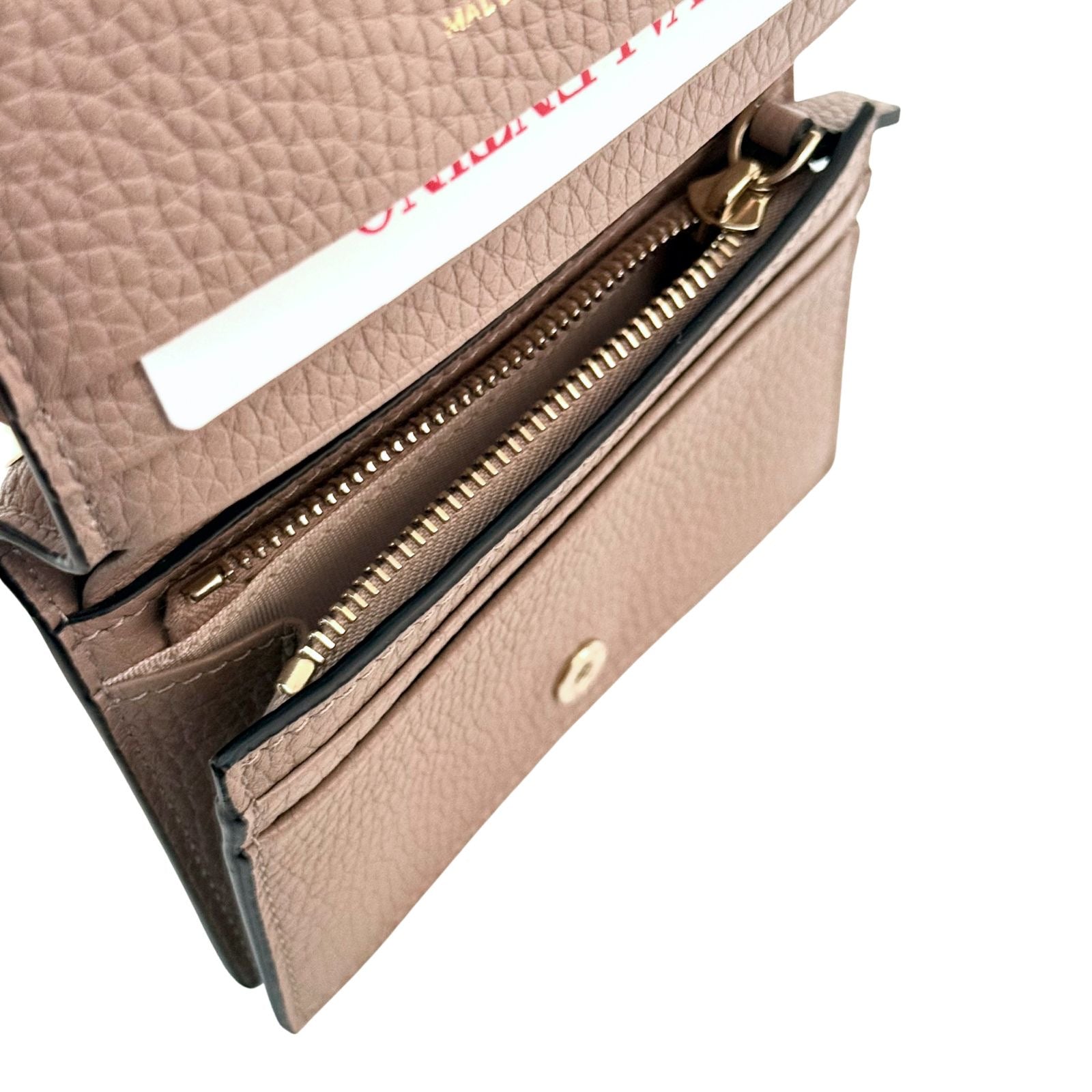 Valentino Bifold Rockstud Beige