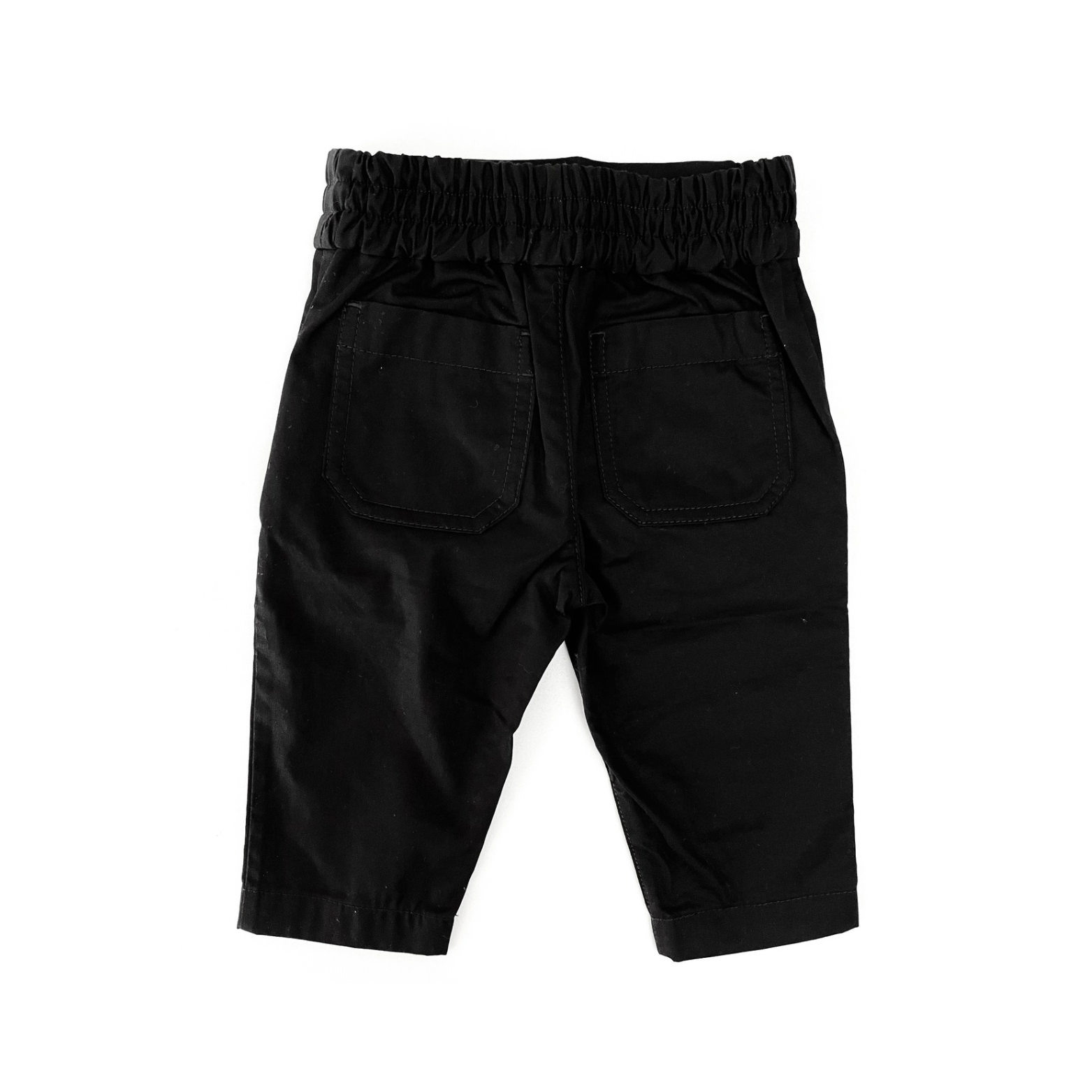 Burberry Black Trousers with TB Emroidered Logo