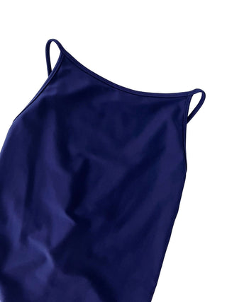 Burberry Navy Blue Back Classic Stripe Swimsuit