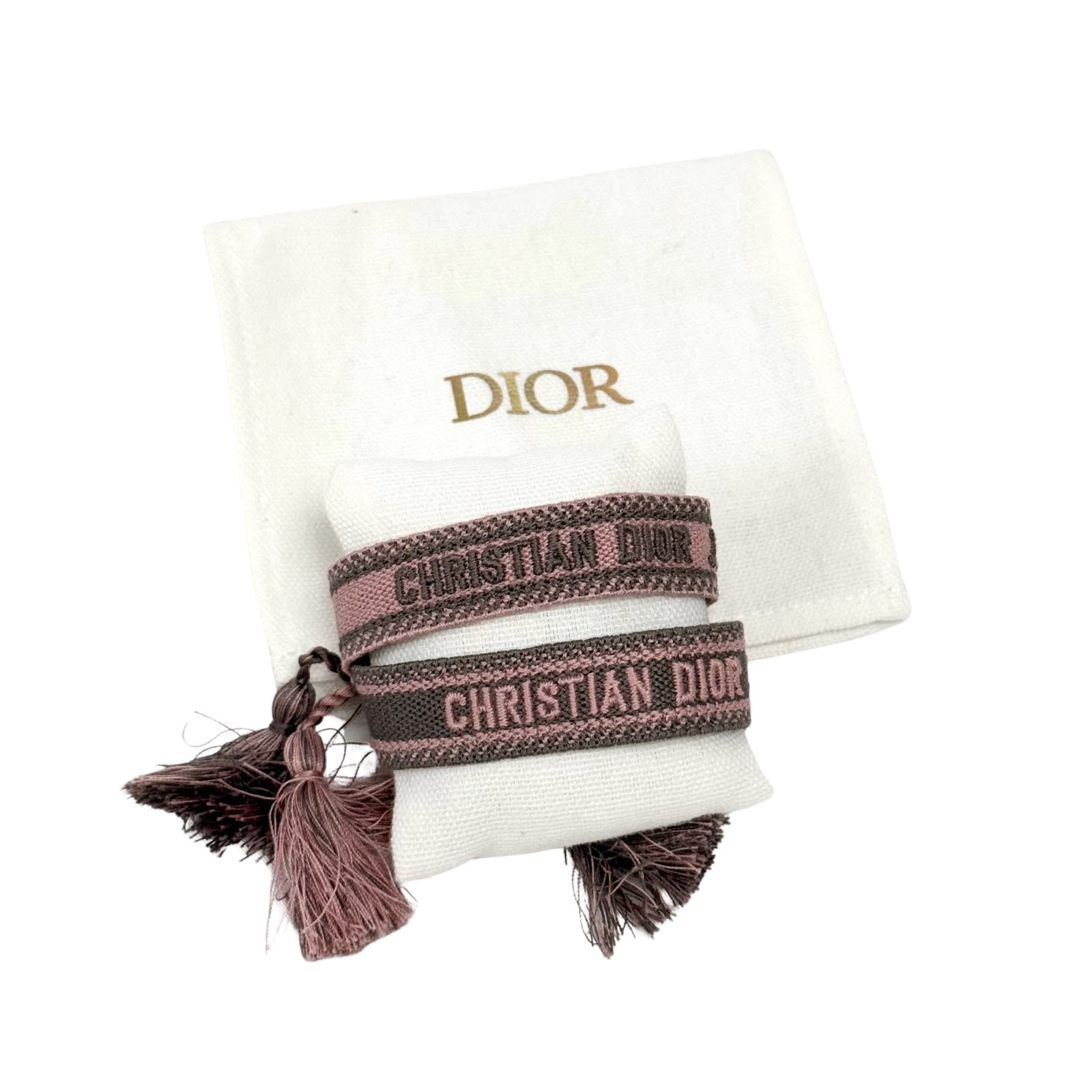 Christian Dior Bracelet Set Grey/Pink
