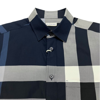 Burberry Classic caro navy gray polo