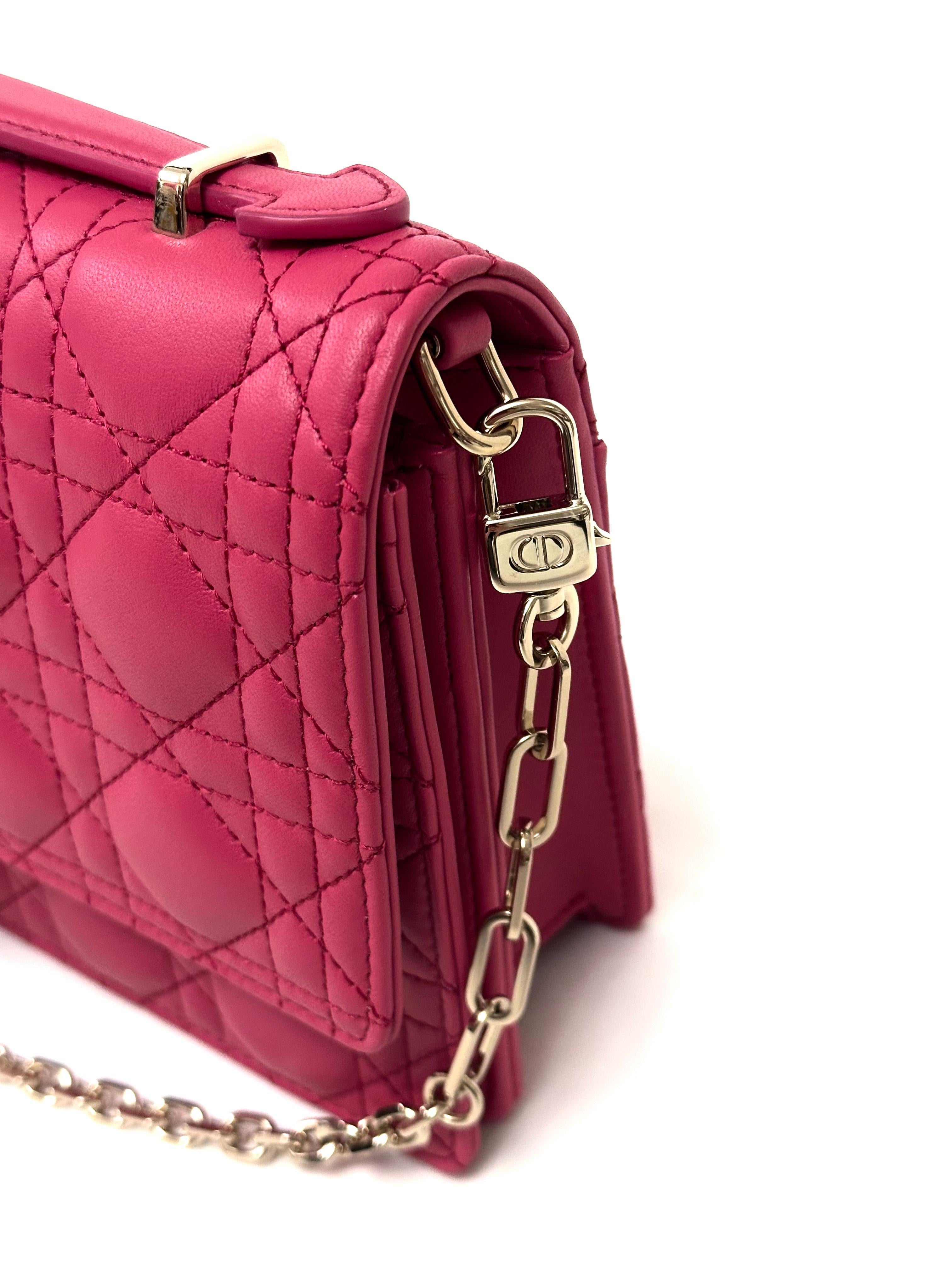 Dior Top Handle Bag Passion Pink