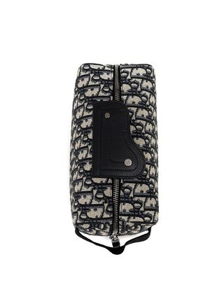 Dior Toiletry Pouch Black Dior Oblique Jacquard
