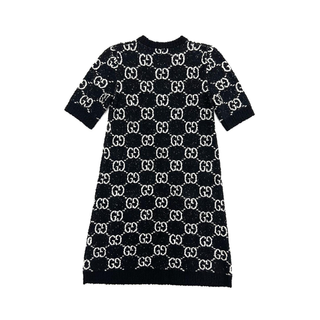 Gucci Black White GG Dress