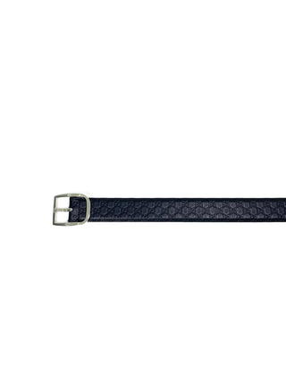 Gucci Embossed GG Navy Leather Belt