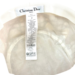 Dior Beige Bucket Hat