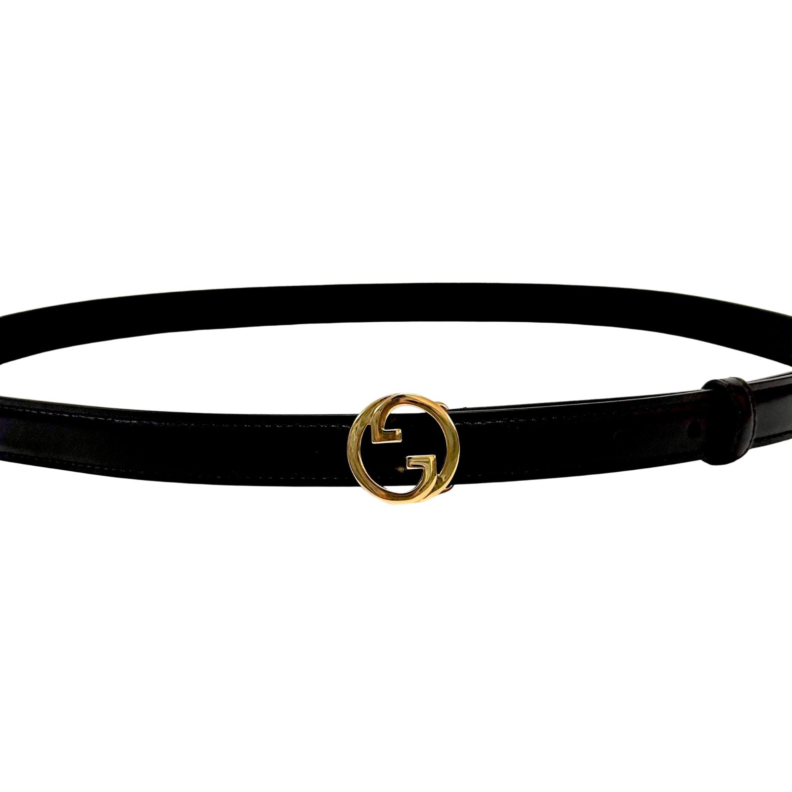 Gucci Blondie Belt in Leather Black