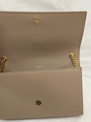 YSL Light Beige Gold Chain Kate Bag