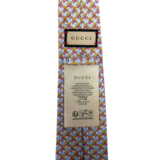 Gucci Silk Tie Multicolor Light Blue