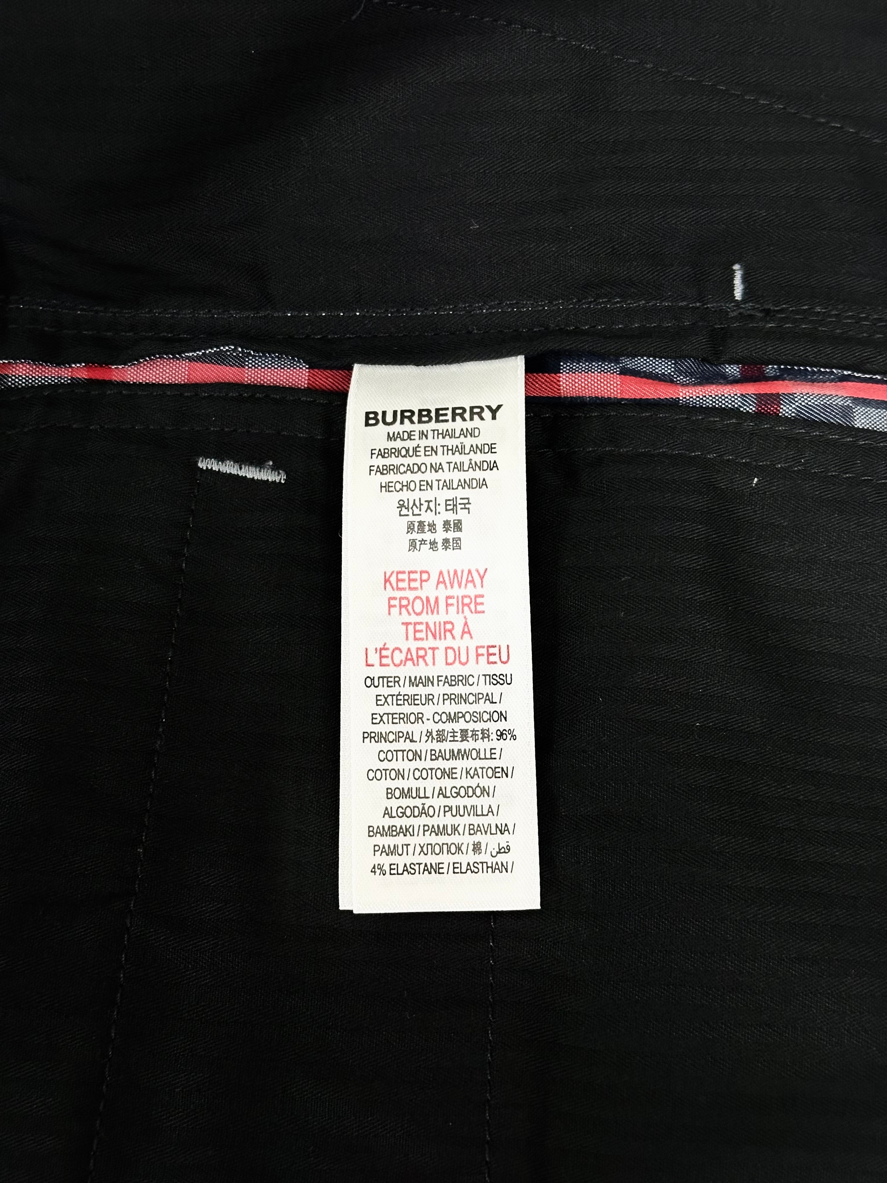 Burberry Grey Classic Caro Patch Shorts