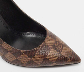 Louis Vuitton Damier Ebene Canvas Pumps
