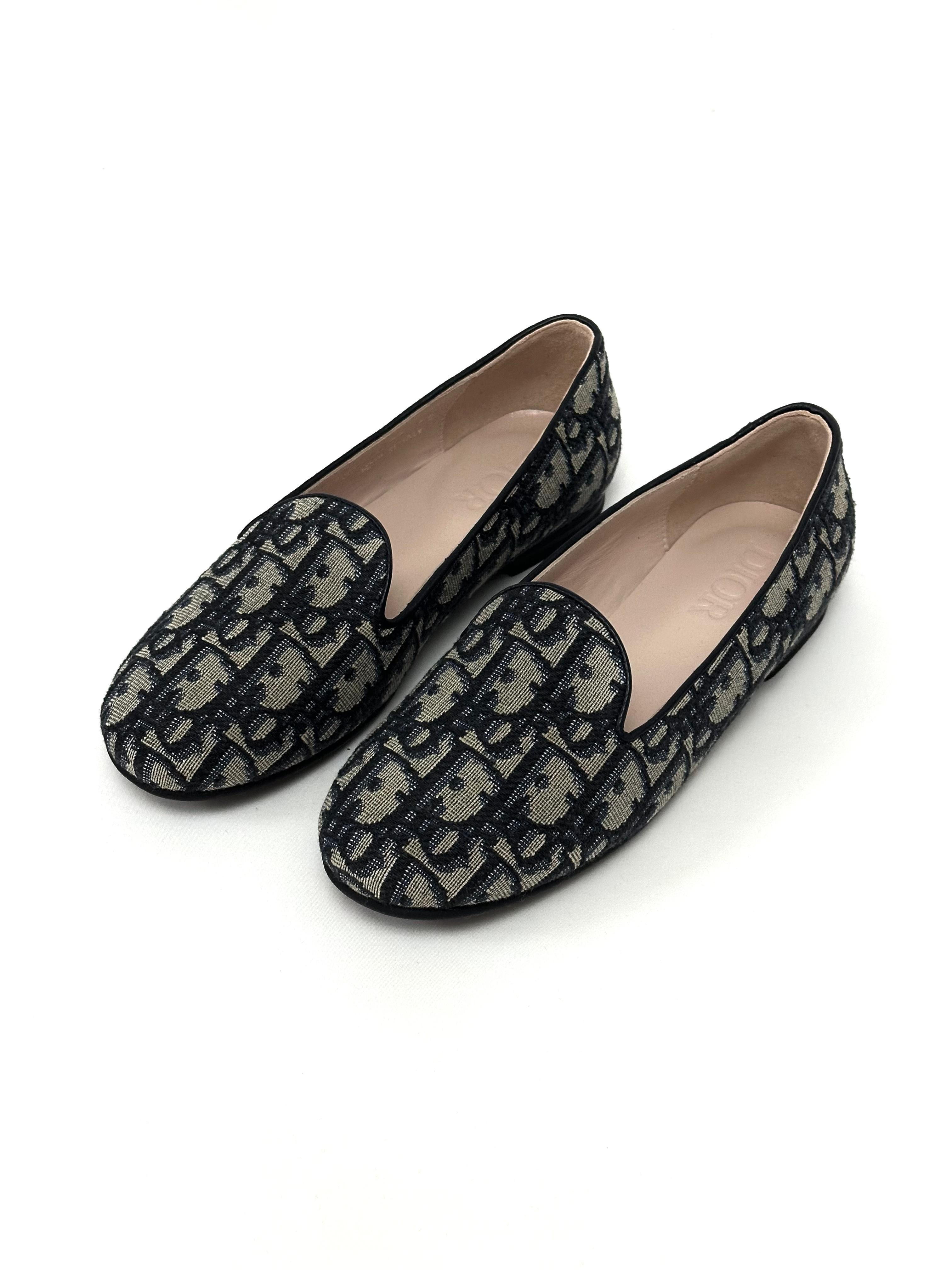 Christian Dior Ballerina Oblique Blue