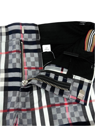 Burberry Grey Classic Caro Patch Shorts