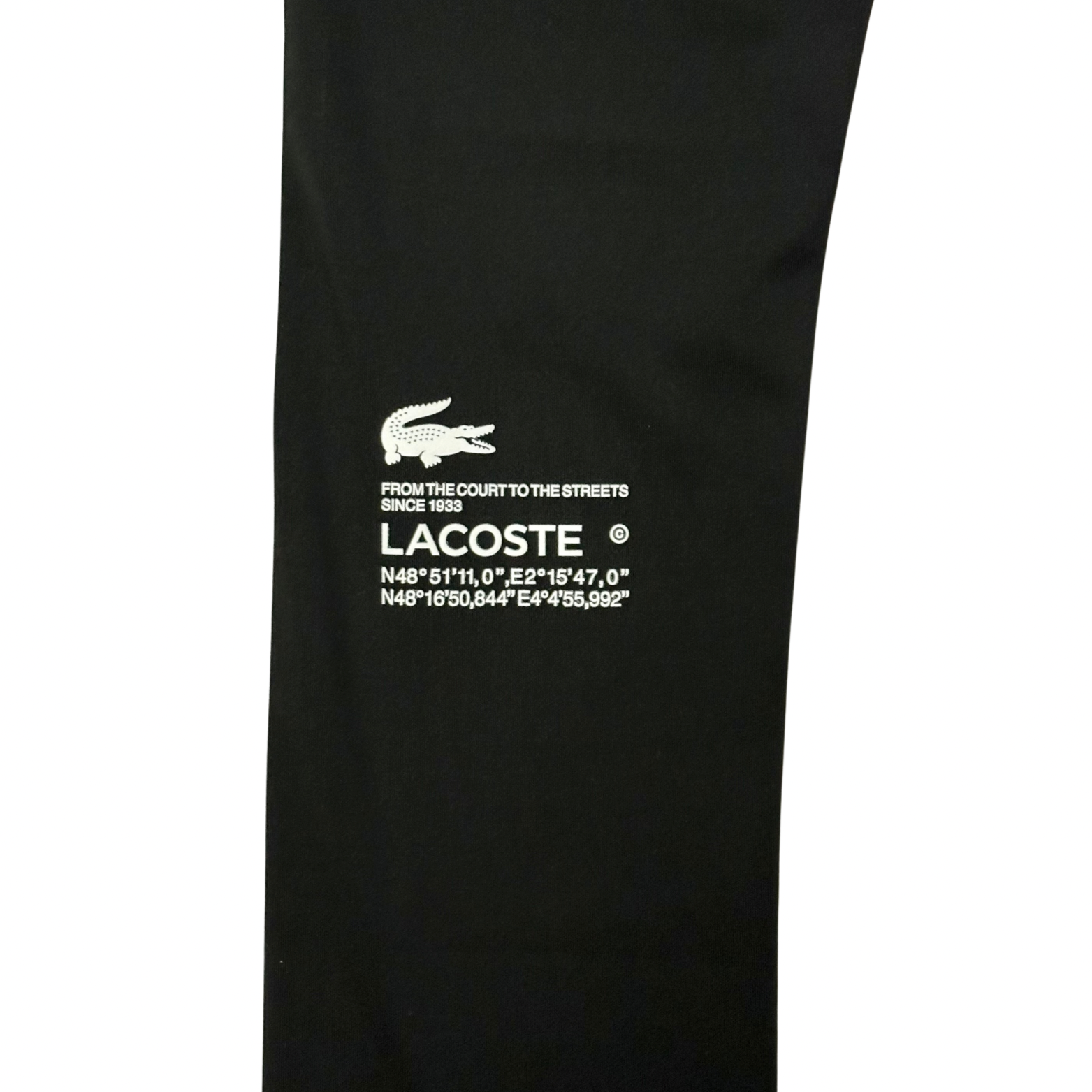 Lacoste Black Gym Leggings