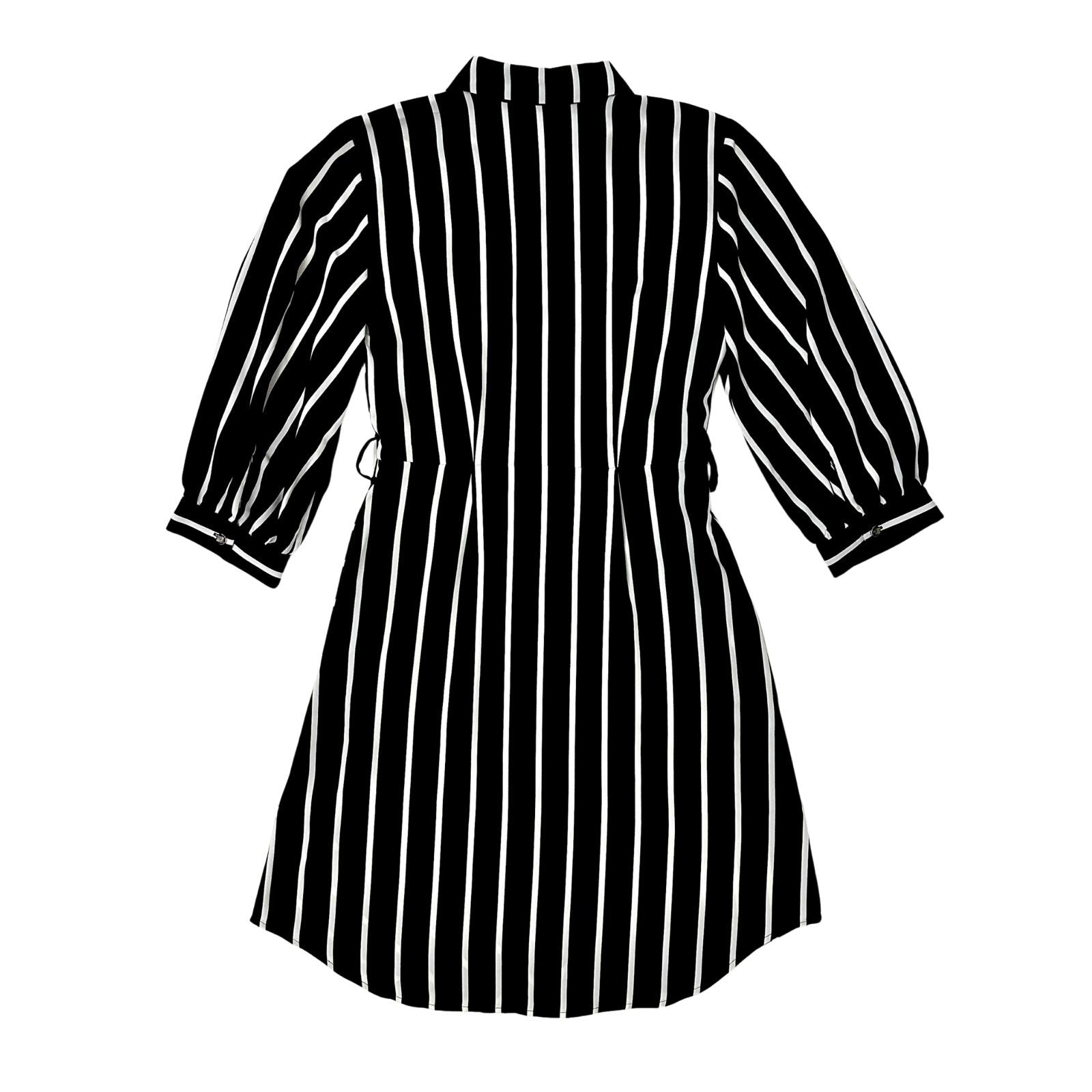 Karl Lagerfeld Black Striped Dress