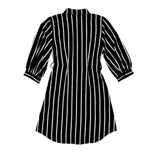 Karl Lagerfeld Black Striped Dress