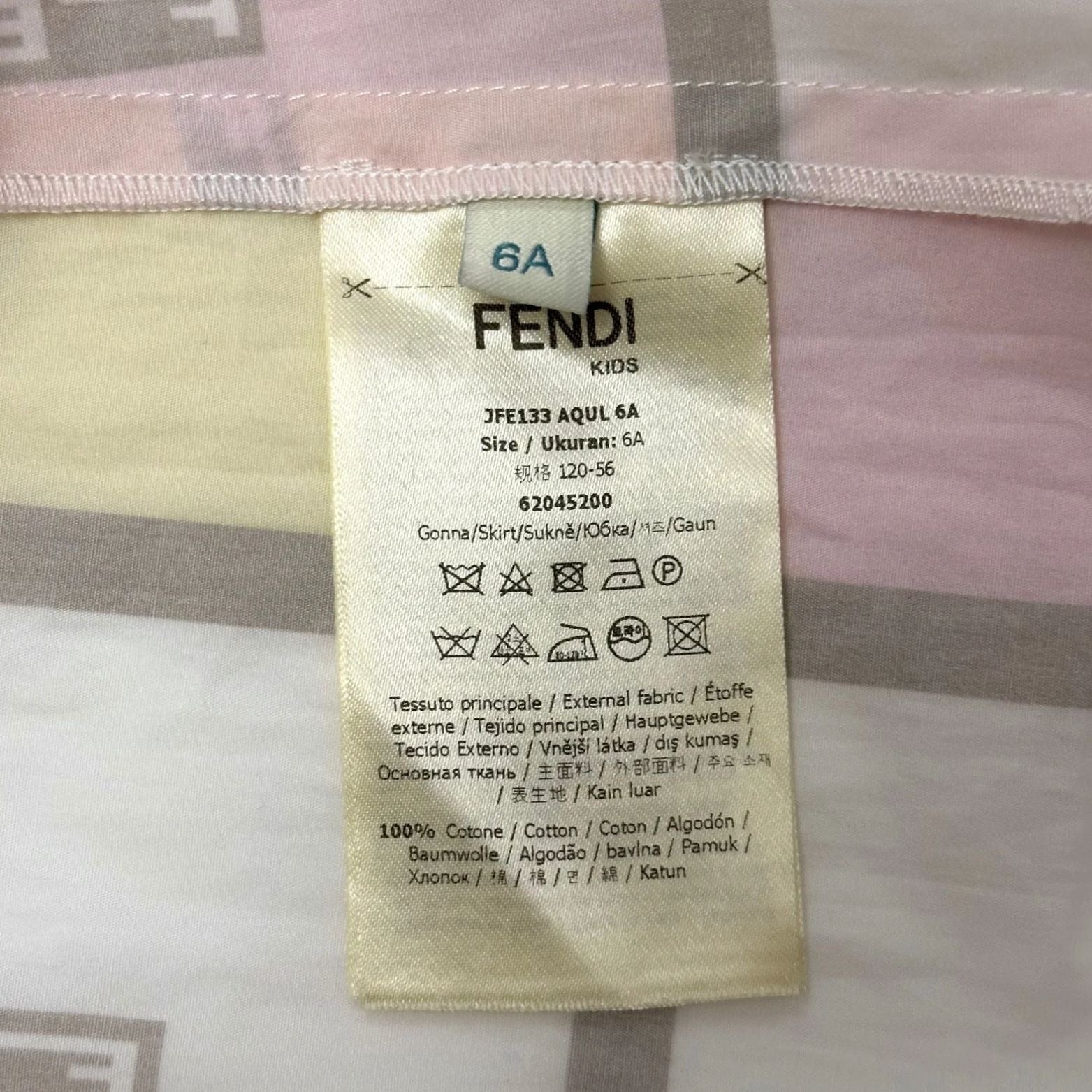 Fendi Logo Puzzle Skirt