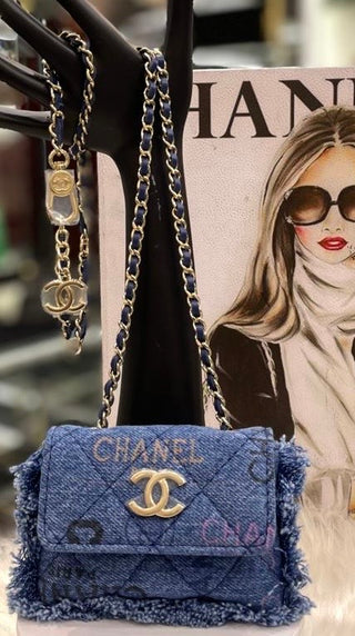 Chanel Denim Mood Flap Belt Bag