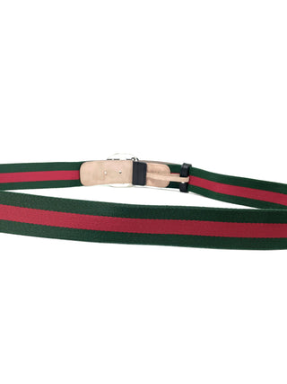 Gucci Classic Color Belt with Silver Blondie Buckle
