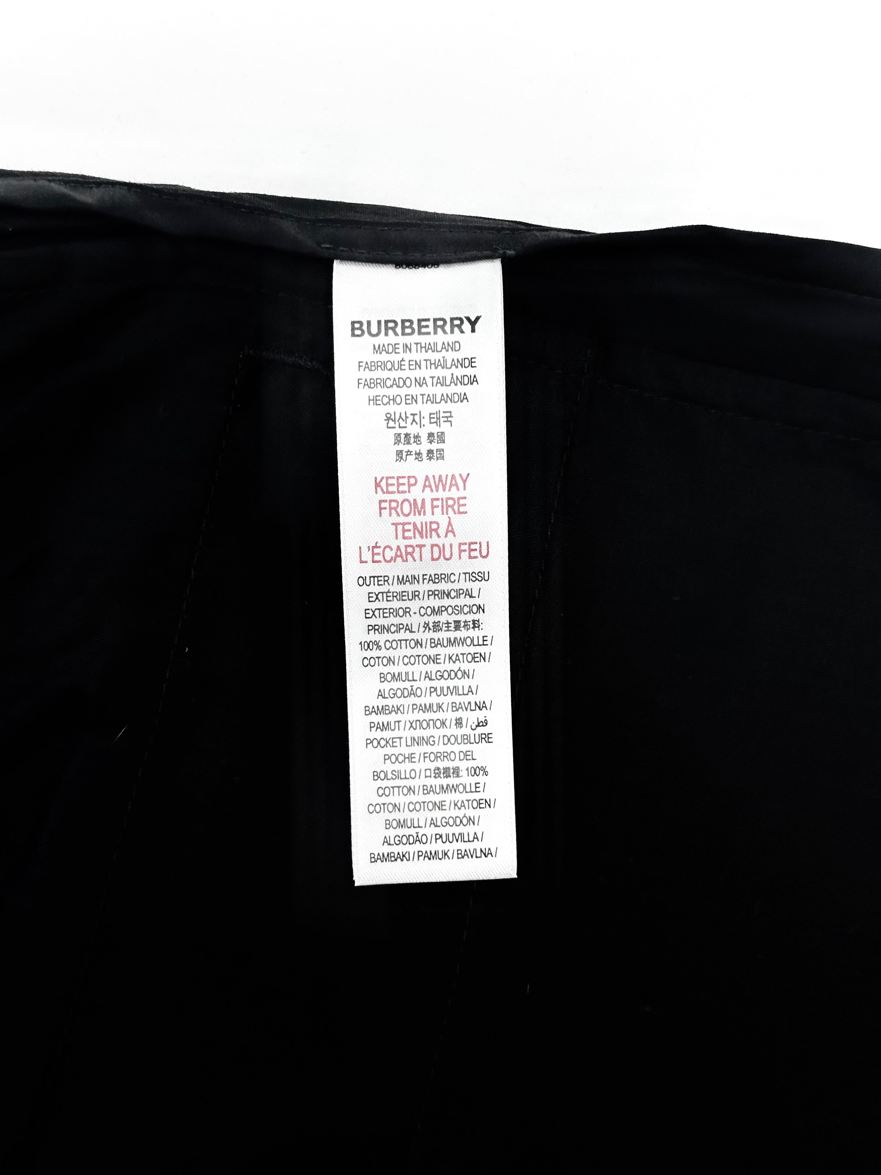 Burberry Black Short with Horse Embroidery
