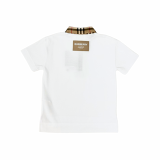 Burberry White Vintage Check Polo Shirt