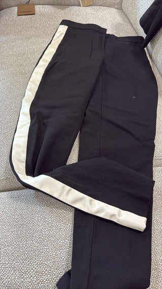 Burberry Hanover Black with White Pants