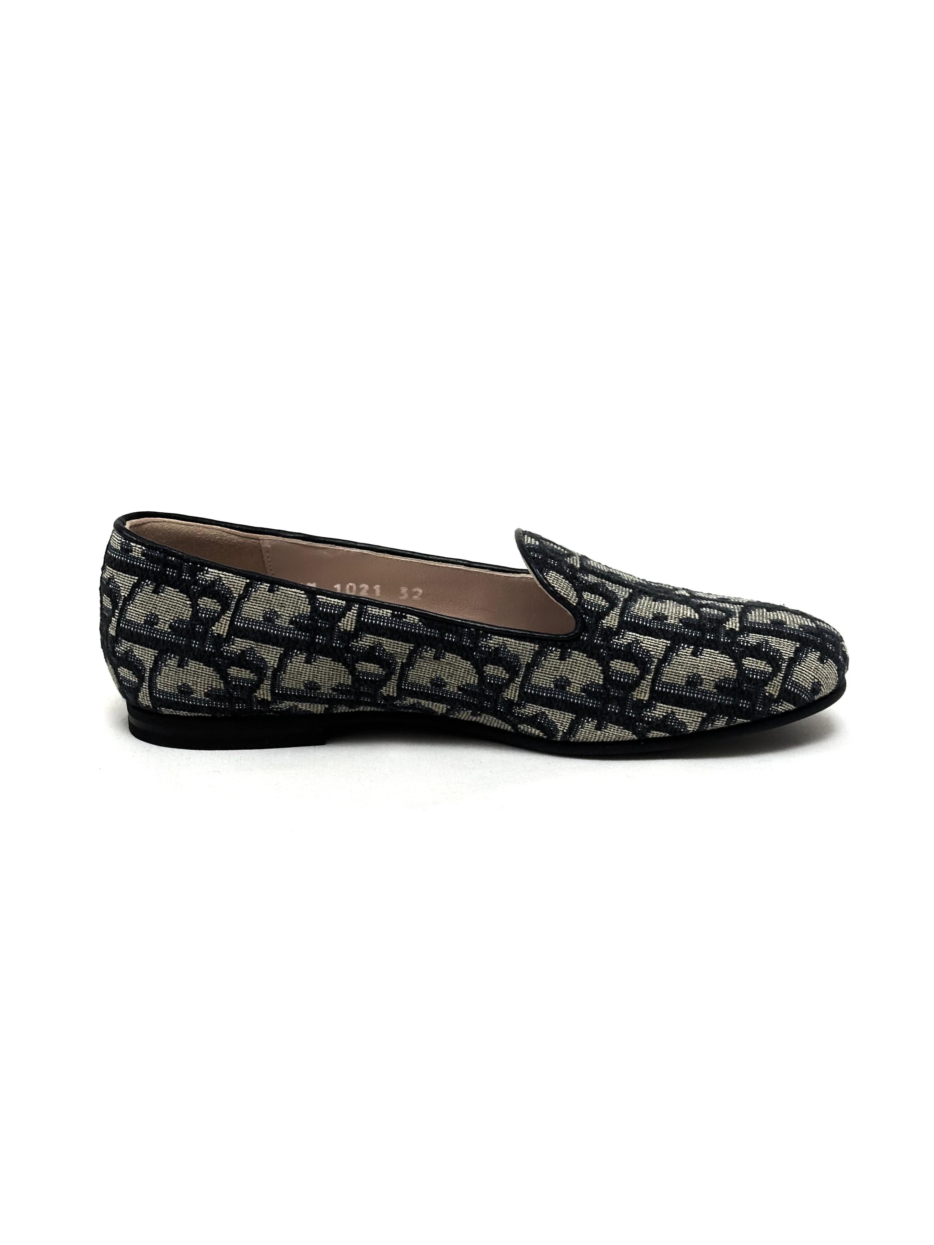 Christian Dior Ballerina Oblique Blue